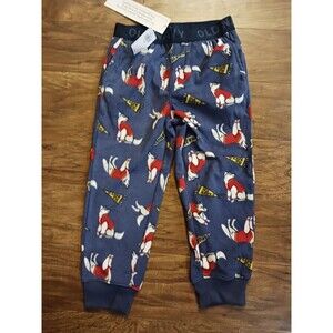 NWT Boys Old Navy Micr Fleece Pajama Jogger Pants Size XS (5) Timberwolf K2